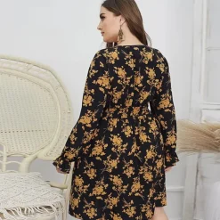 Cheap Princesse Fleurie Robe Fleurie Bohème Grande Taille