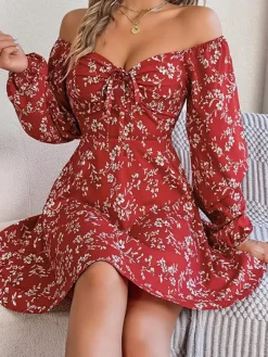 Best Princesse Fleurie Robe Fleurie Cocktail Mi-Longue