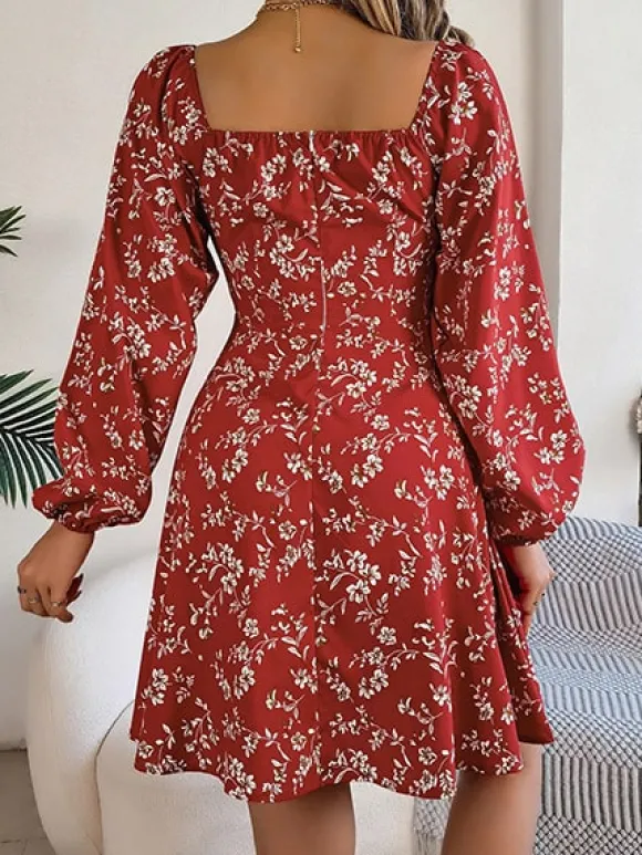 Best Princesse Fleurie Robe Fleurie Cocktail Mi-Longue
