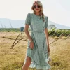 Store Princesse Fleurie Robe Fleurie Col Rond
