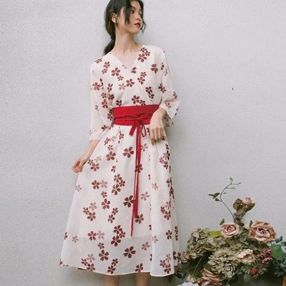 Store Princesse Fleurie Robe Fleurie Coréenne
