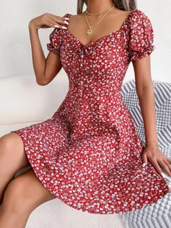 Sale Princesse Fleurie Robe Fleurie Courte Sexy
