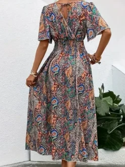 Flash Sale Princesse Fleurie Robe Fleurie Décolleté