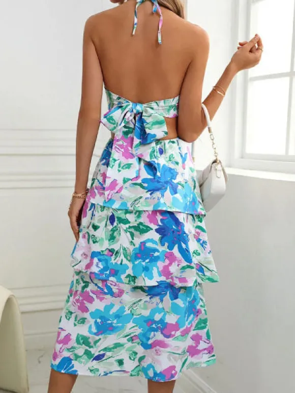 Best Princesse Fleurie Robe Fleurie Dos Croisé