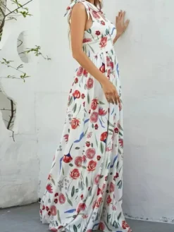 Outlet Princesse Fleurie Robe Fleurie Dos Ouvert