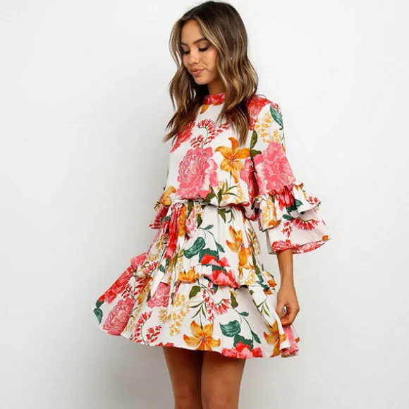 Shop Princesse Fleurie Robe Fleurie Fantaisie