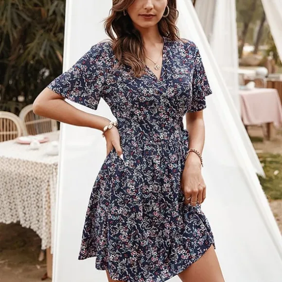 New Princesse Fleurie Robe Fleurie Légère