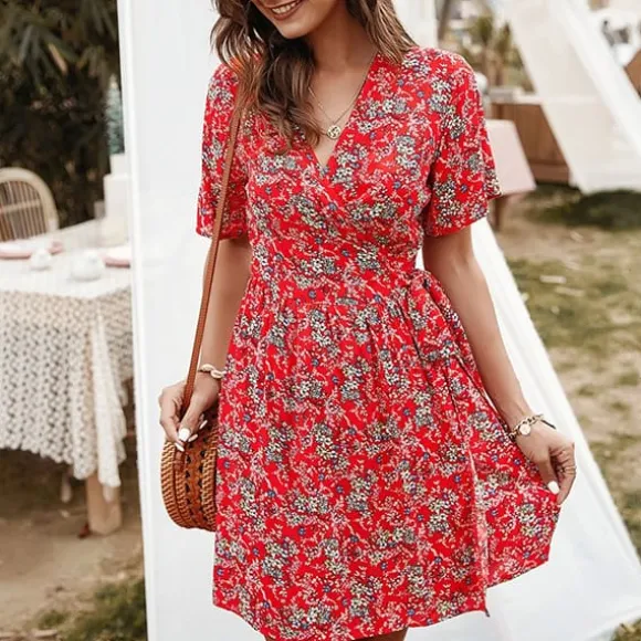 New Princesse Fleurie Robe Fleurie Légère