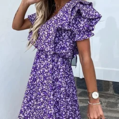 Clearance Princesse Fleurie Robe Fleurie Lilas