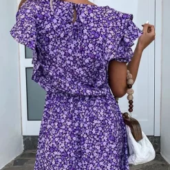 Clearance Princesse Fleurie Robe Fleurie Lilas