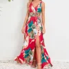 Outlet Princesse Fleurie Robe Fleurie Longue Femme