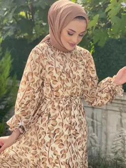 New Princesse Fleurie Robe Fleurie Longue Hijab