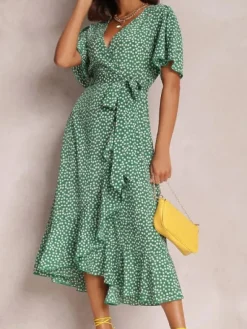 Best Sale Princesse Fleurie Robe Fleurie Longue Verte