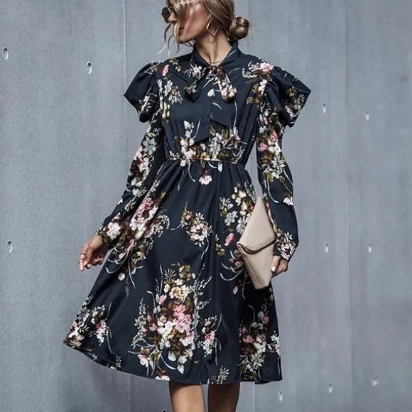 Sale Princesse Fleurie Robe Fleurie Manche Gigot