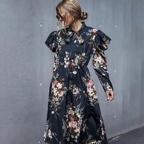 Sale Princesse Fleurie Robe Fleurie Manche Gigot