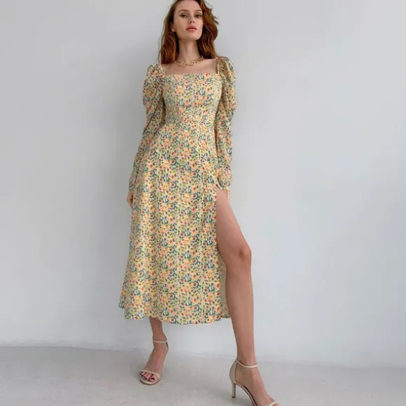 Best Princesse Fleurie Robe Fleurie Manches Longues