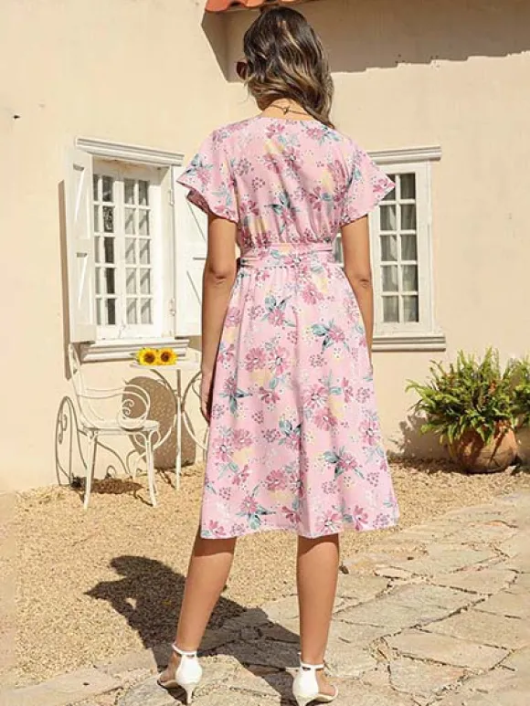 Cheap Princesse Fleurie Robe Fleurie Mariage Champêtre