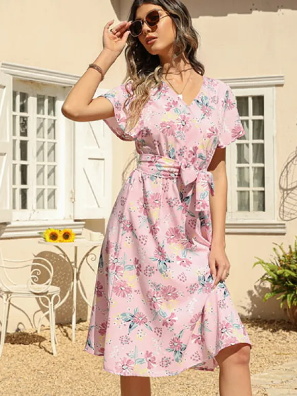 Cheap Princesse Fleurie Robe Fleurie Mariage Champêtre