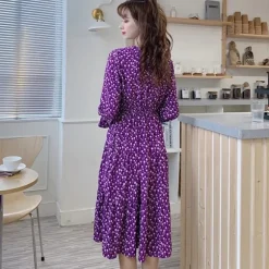 Sale Princesse Fleurie Robe Fleurie Mauve