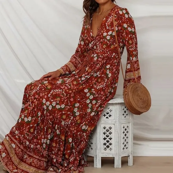 Store Princesse Fleurie Robe Fleurie Maxi