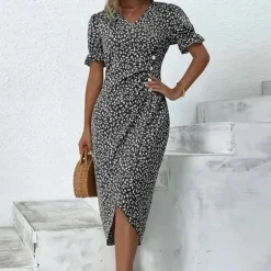 Sale Princesse Fleurie Robe Fleurie Mi-Longue