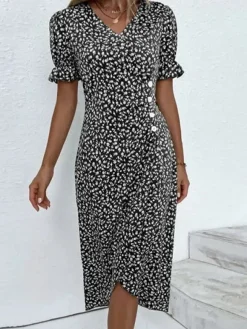 Sale Princesse Fleurie Robe Fleurie Mi-Longue