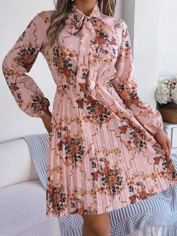 Online Princesse Fleurie Robe Fleurie Nœud Papillon