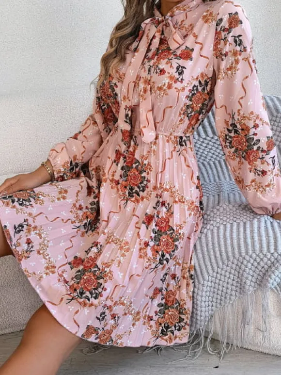 Online Princesse Fleurie Robe Fleurie Nœud Papillon
