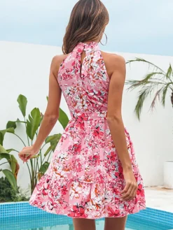 Best Sale Princesse Fleurie Robe Fleurie Rose Poudré