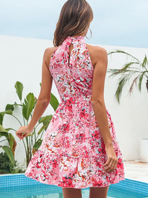 Best Sale Princesse Fleurie Robe Fleurie Rose Poudré