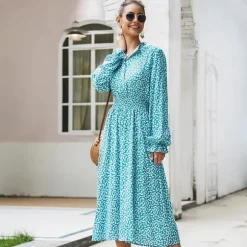 Outlet Princesse Fleurie Robe Fleurie Turquoise