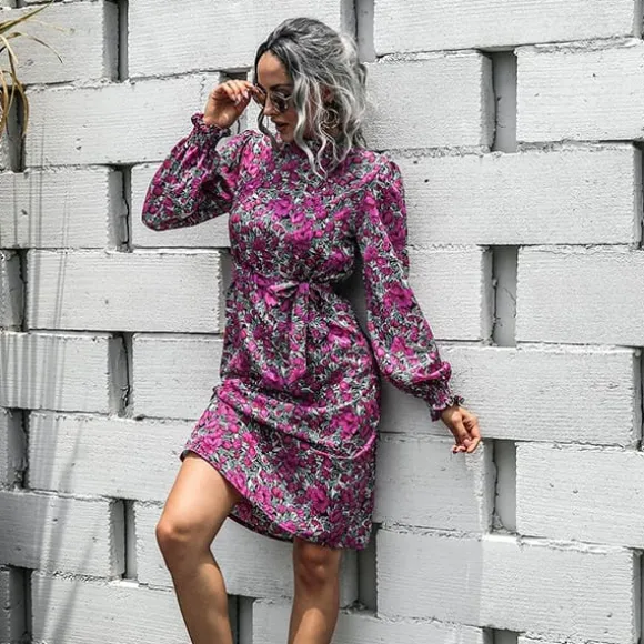 Clearance Princesse Fleurie Robe Fleurie Violette