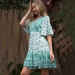 Shop Princesse Fleurie Robe Folk Fleurie