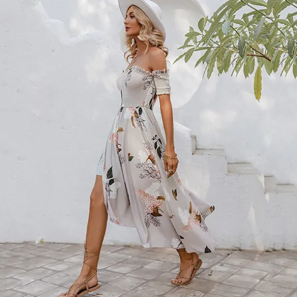 Outlet Princesse Fleurie Robe Longue Bustier Fleurie Bohème