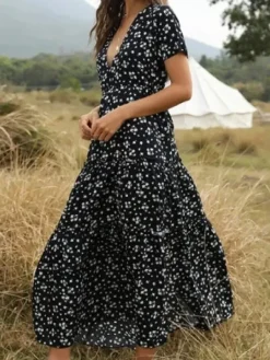 Best Sale Princesse Fleurie Robe Longue Fleurie Bohème Hippie