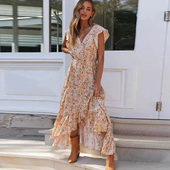 Best Sale Princesse Fleurie Robe Longue Fleurie Champêtre