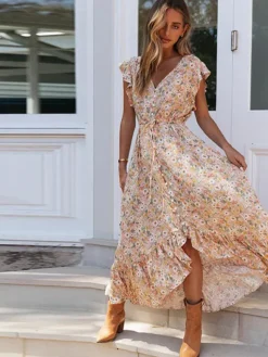 Best Sale Princesse Fleurie Robe Longue Fleurie Champêtre