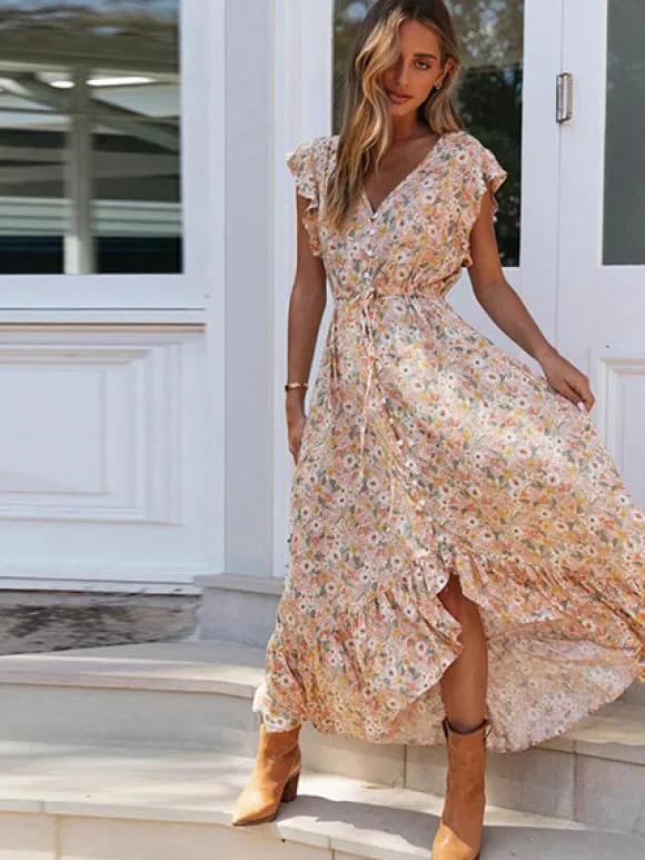 Best Sale Princesse Fleurie Robe Longue Fleurie Champêtre