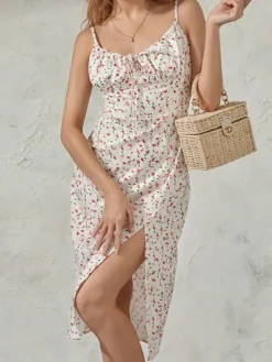 Discount Princesse Fleurie Robe Longue Fleurie Cintrée