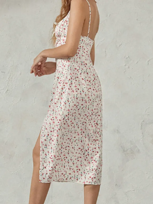 Discount Princesse Fleurie Robe Longue Fleurie Cintrée