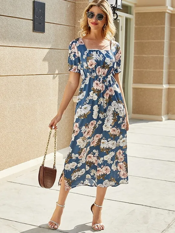 Hot Princesse Fleurie Robe Longue Fleurie Cérémonie