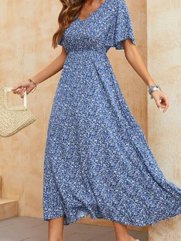 Shop Princesse Fleurie Robe Longue Fleurie Liberty