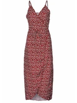 Cheap Princesse Fleurie Robe Longue Fleurie Rouge