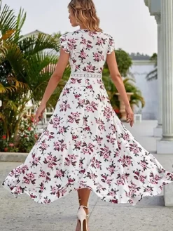 Discount Princesse Fleurie Robe Longue Fleurie Sans Manche