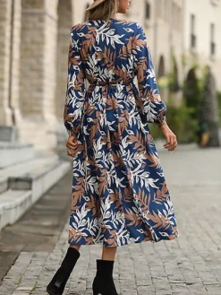 Best Princesse Fleurie Robe Longue Motif Feuille