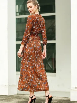 Outlet Princesse Fleurie Robe Longue Petites Fleurs