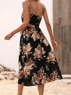 Flash Sale Princesse Fleurie Robe Noire Fleurie