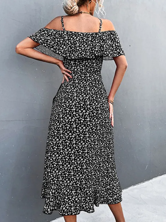 Discount Princesse Fleurie Robe Portefeuille Fleurie