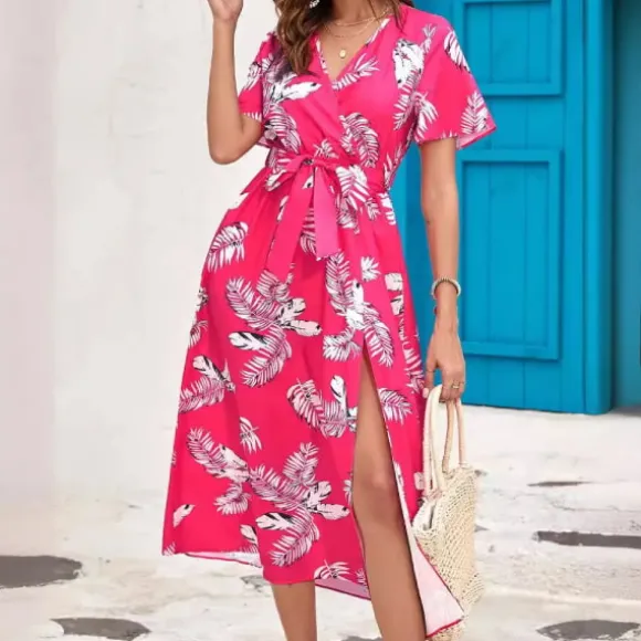 Clearance Princesse Fleurie Robe Rose Fleurie