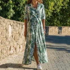 Hot Princesse Fleurie Robe Vacances Fleurie Longue